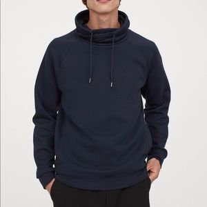 H\u0026M | Shirts | Hm Navy Chimneycollar 